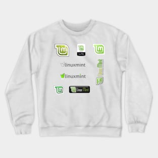 linux mint set Crewneck Sweatshirt